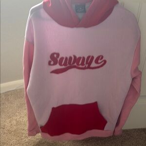 Original Deluxe Pink and Red Sweater Bold Design